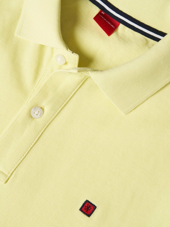 Cotton piqu polo