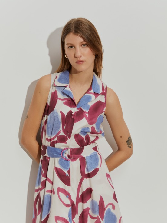 Vestido padro floral