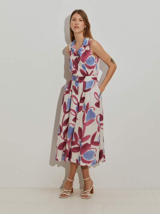 Vestido padro floral