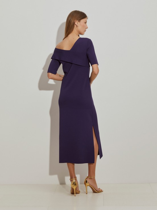 Vestido largo de punto