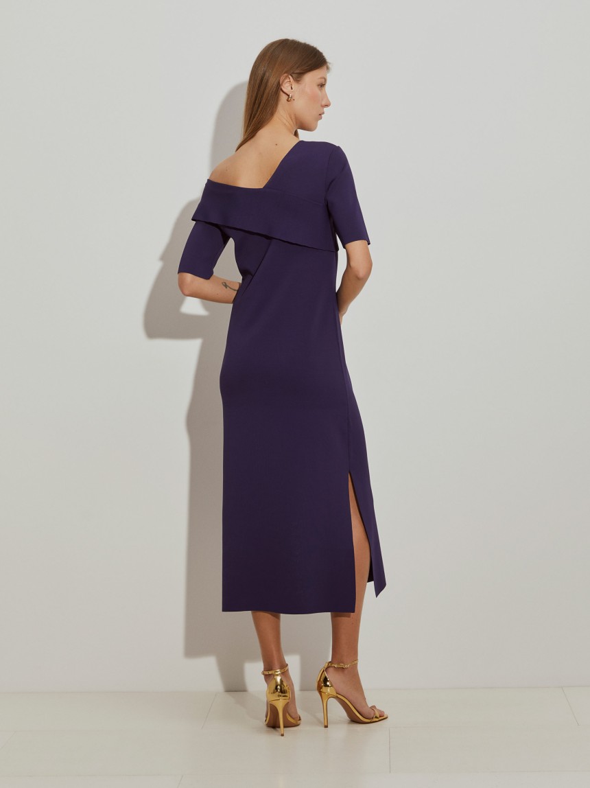 Vestido largo de punto