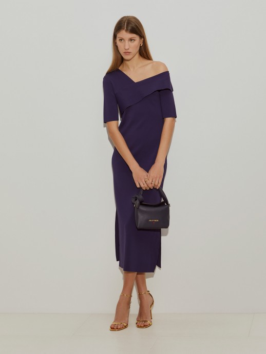 Vestido comprido em malha