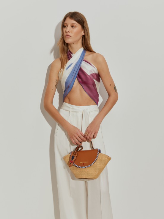 Bufanda estampada floral
