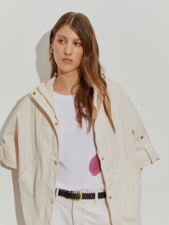 Parka com capuz
