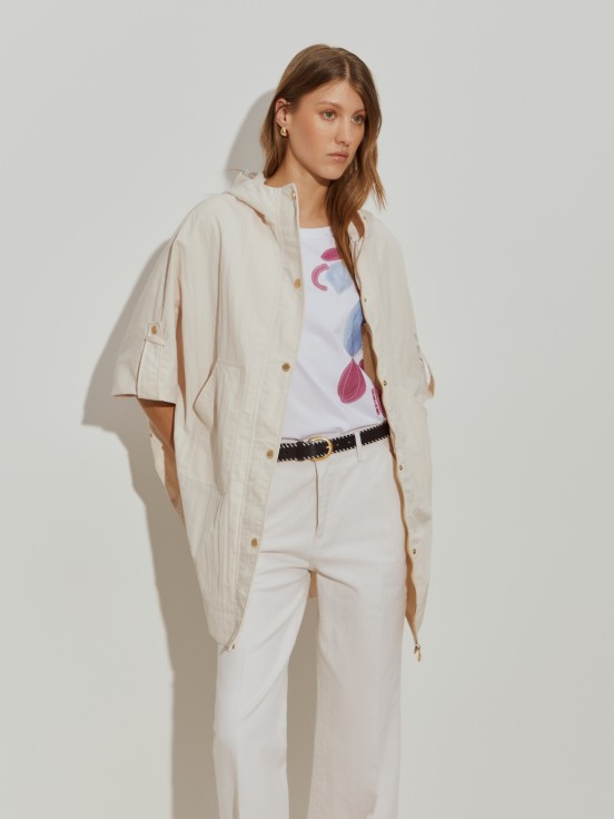 Parka com capuz