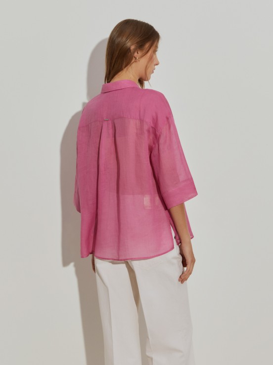 Camisa oversize manga curta
