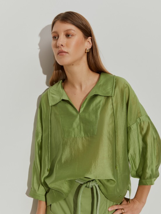 Blusa de lyocell