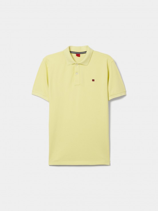 Polo piqu em algodo