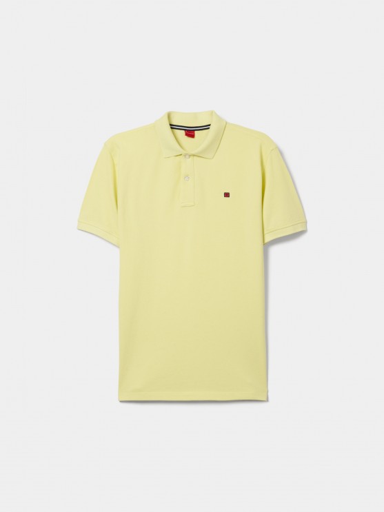 Cotton piqu polo