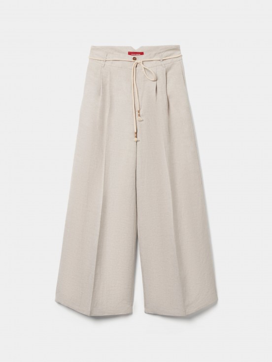 Linen palazzo pants