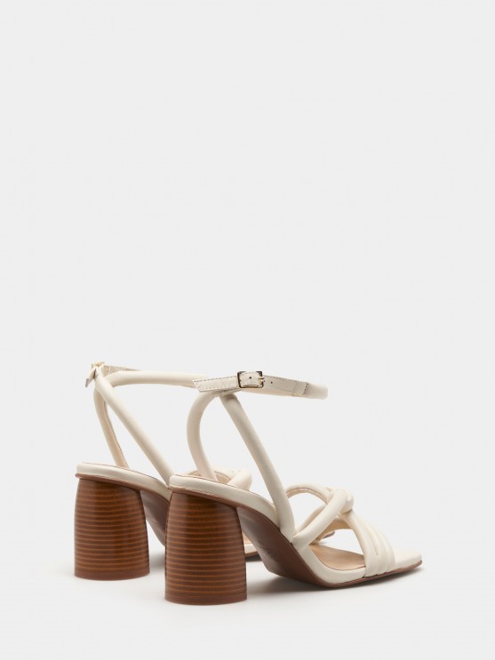 Leather strappy sandals