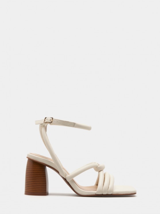 Leather strappy sandals