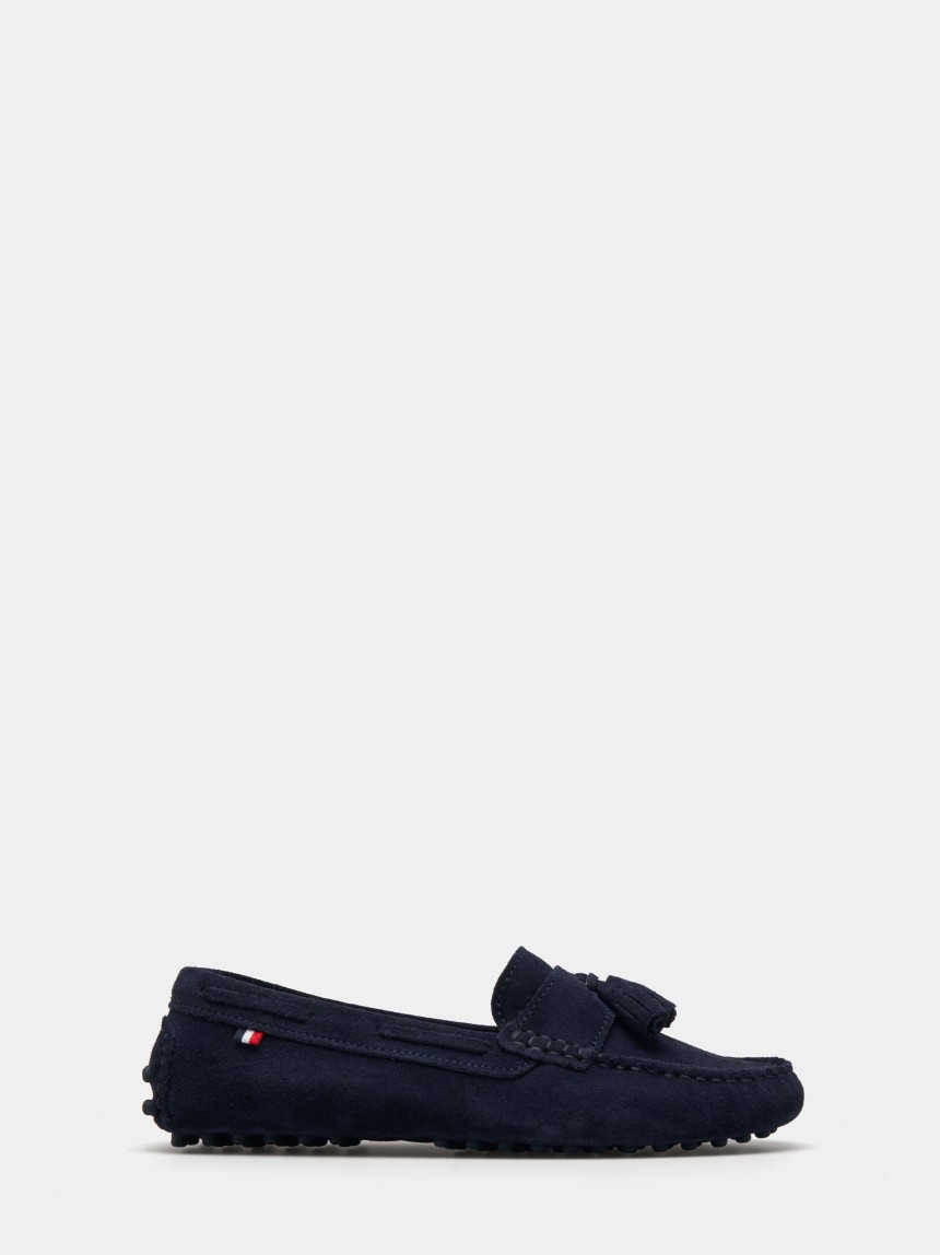 Loafers unissexo em camur�a