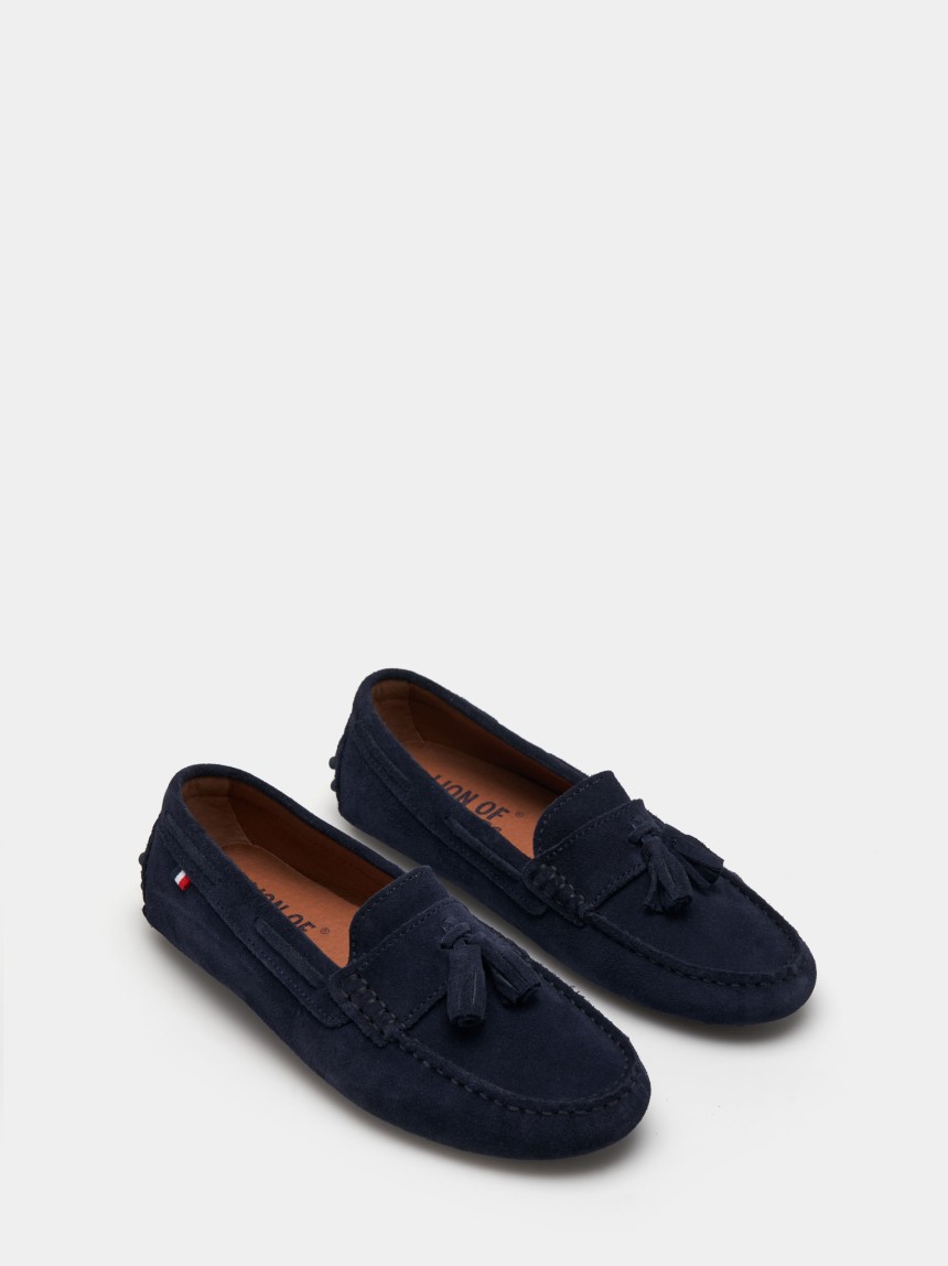 Loafers unissexo em camur�a