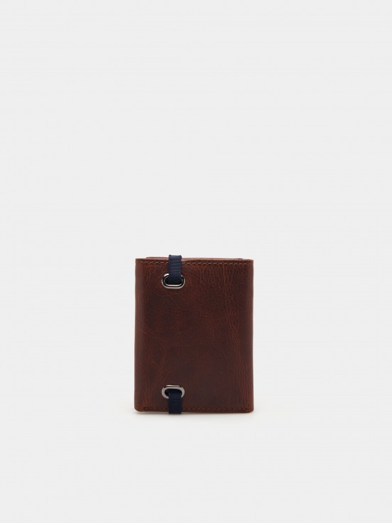 Camel leather wallet