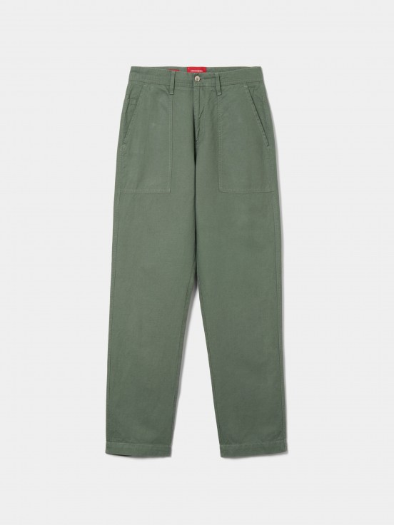 Chinos de lino y algodn