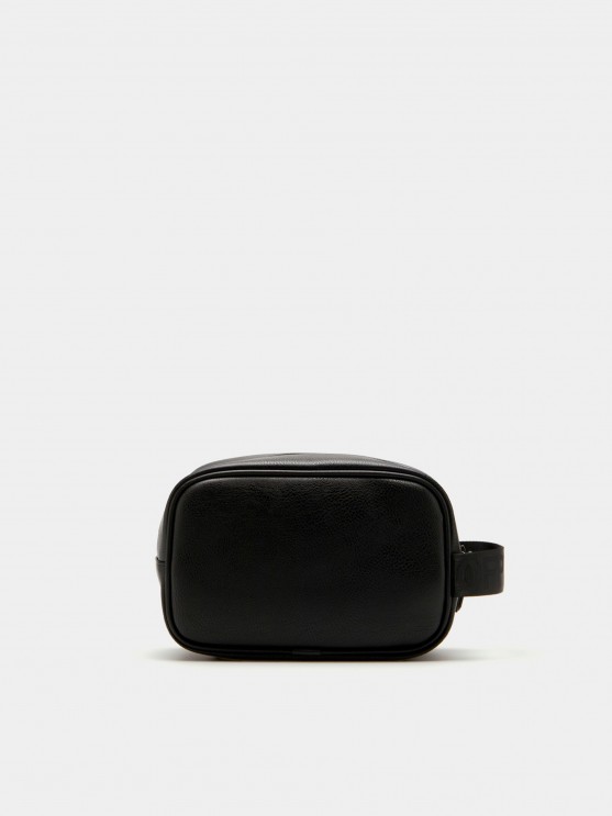 Toiletry bag with hand strap