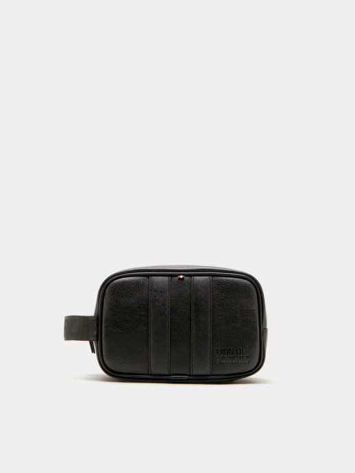 Toiletry bag with hand strap