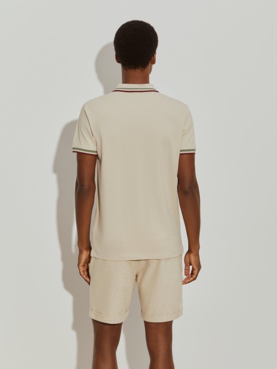 Polo piqu slim fit