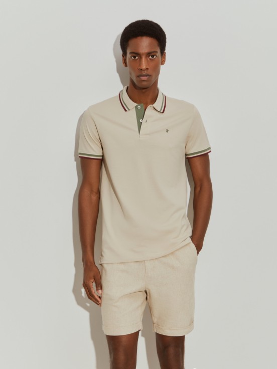 Polo piqu slim fit