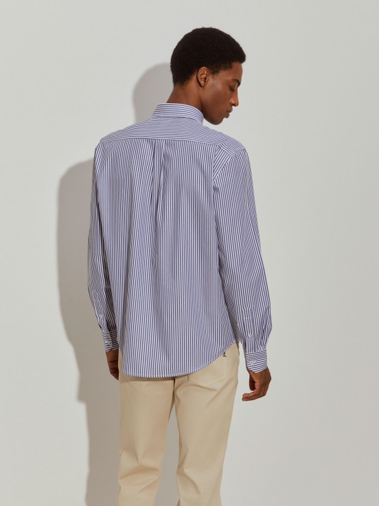 Camisa de rayas de corte regular