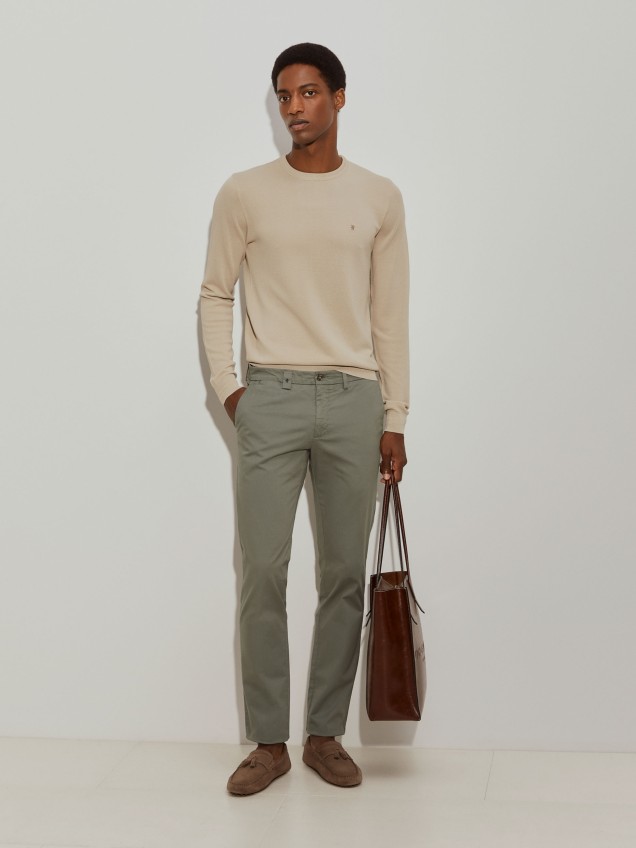 Calças chino slim fit