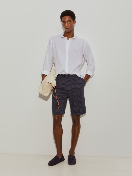 Bermudas de rayas