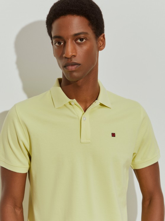 Cotton piqu polo