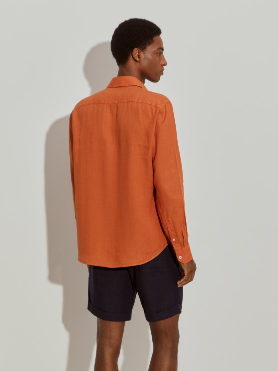 Slim fit linen shirt