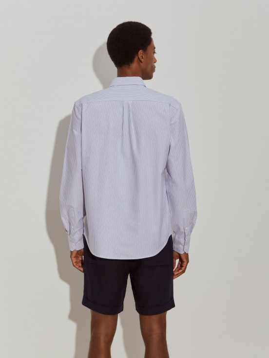 Camisa regular fit s riscas