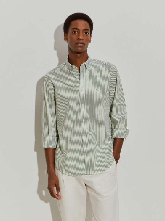 Regular fit striped shirt