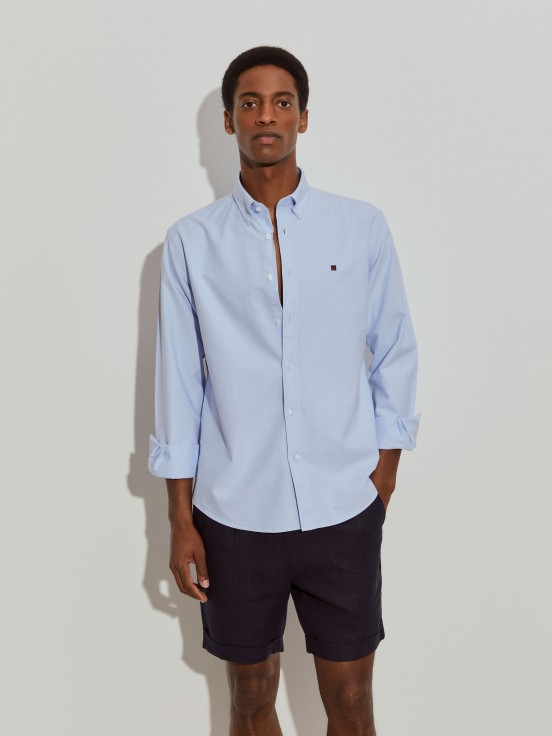 Camisa Oxford corte regular