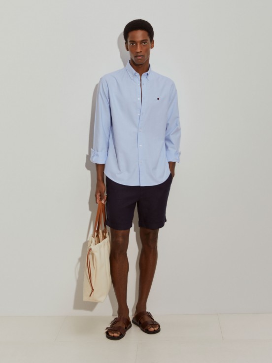 Camisa Oxford corte regular