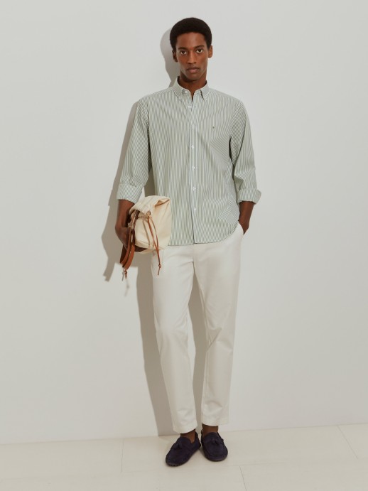 Regular fit striped shirt
