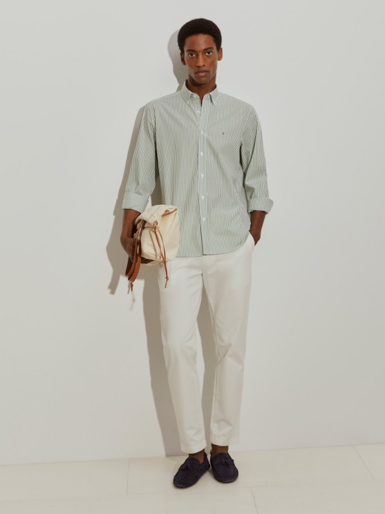 Regular fit striped shirt