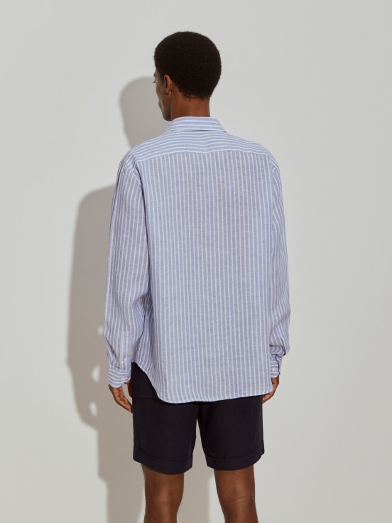 Camisa de linho regular fit