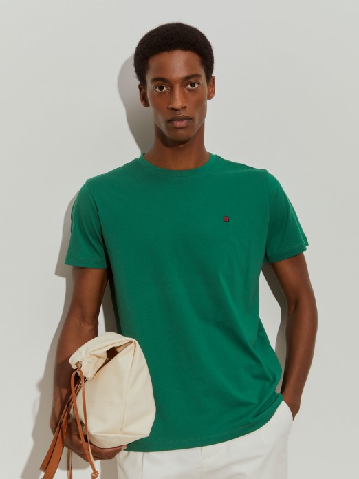 Camiseta bsica de algodn
