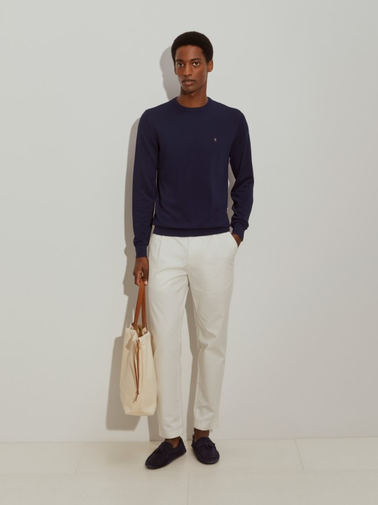 Camisola malha texturizada