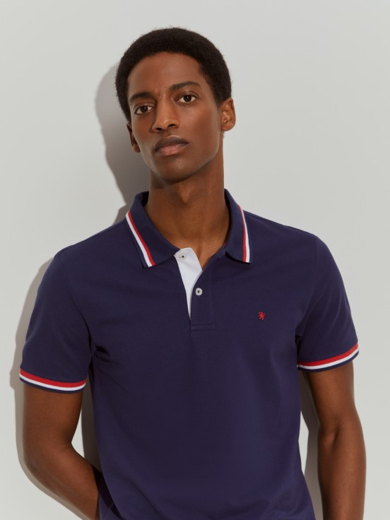 Polo de piqu de corte slim