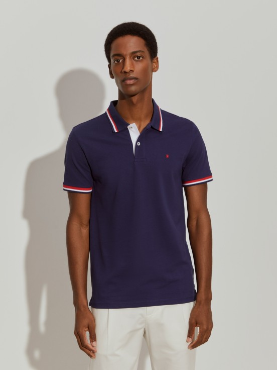 Polo de piqu de corte slim