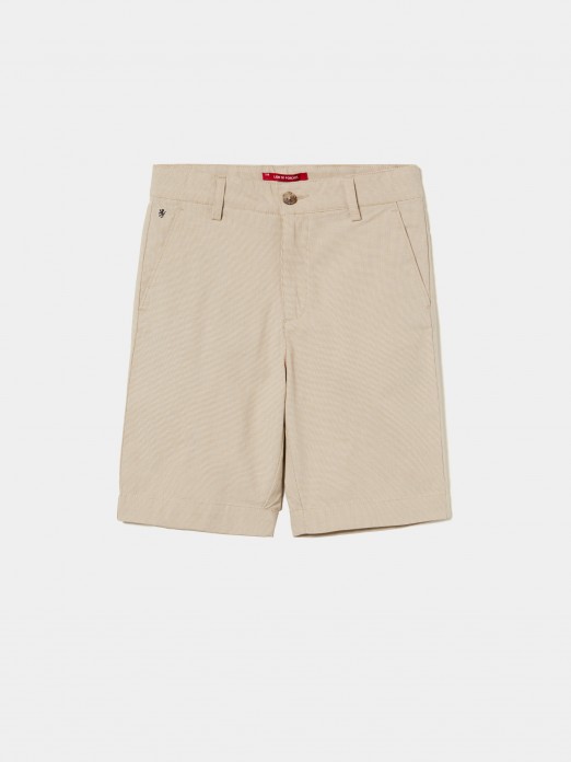 Pantalones cortos pied de poule