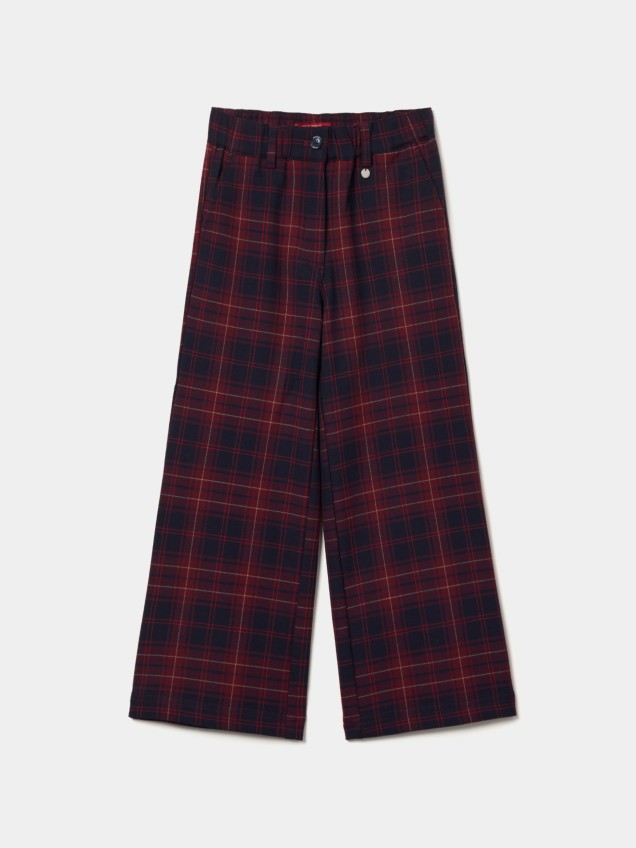 Calça perna larga