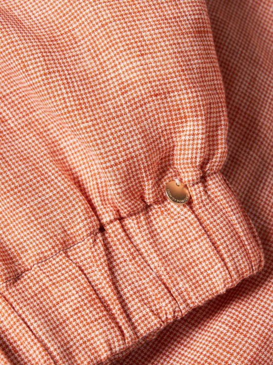 Camisa de linho xadrez