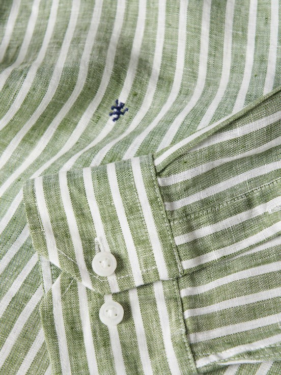 Camisa de linho regular fit