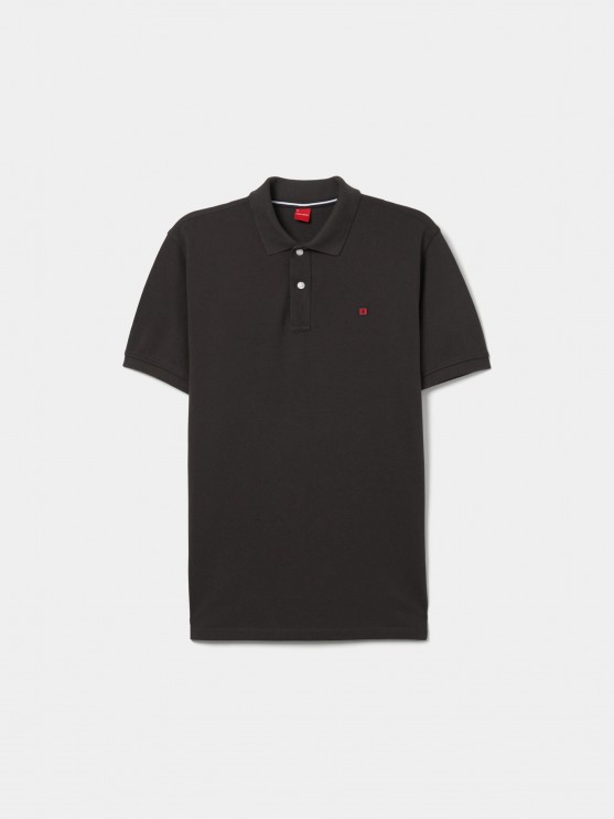 Cotton piqu polo