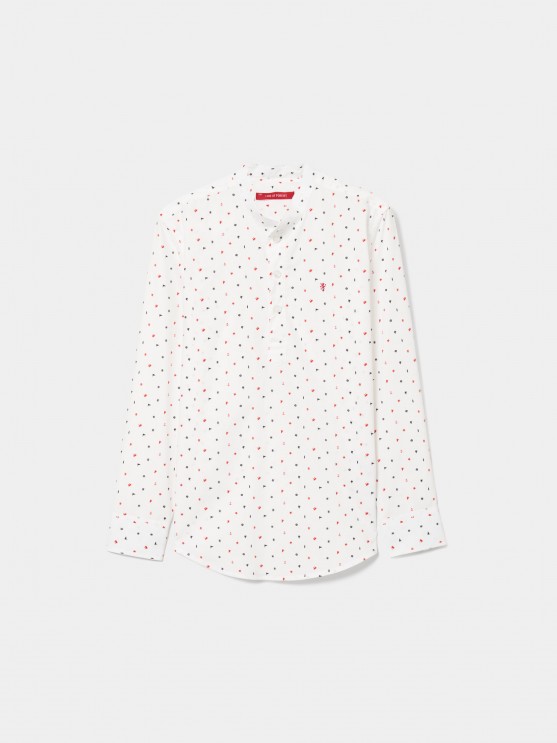 Printed cotton shirt