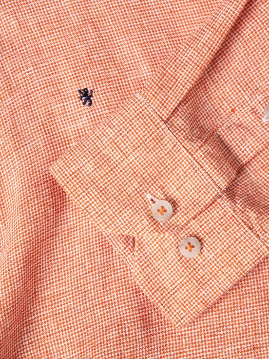 Camisa de linho regular fit