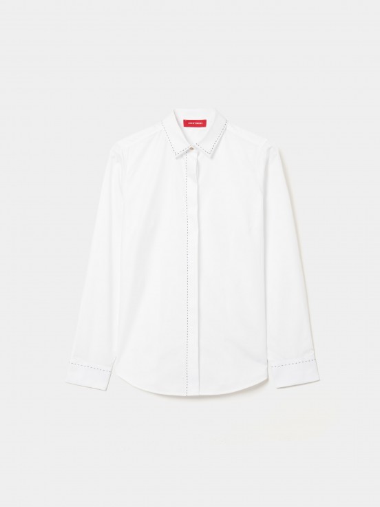 Camisa clssica de algodo