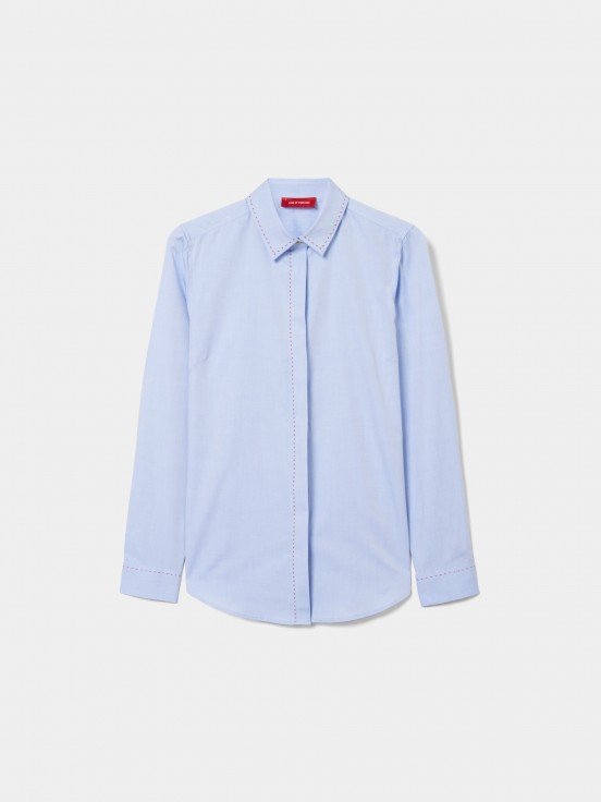 Camisa clssica de algodo