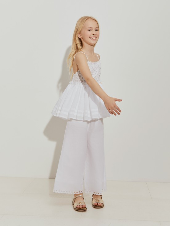 Loose cotton pants
